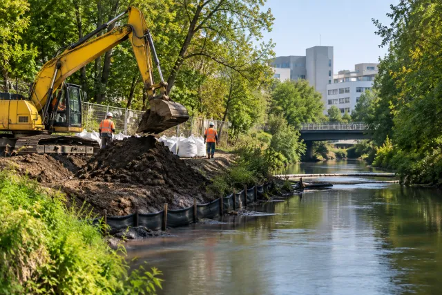 Pollution au fioul à La Roche-sur-Yon : vaste chantier sur l’Yon
